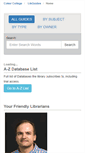 Mobile Screenshot of libguides.coker.edu